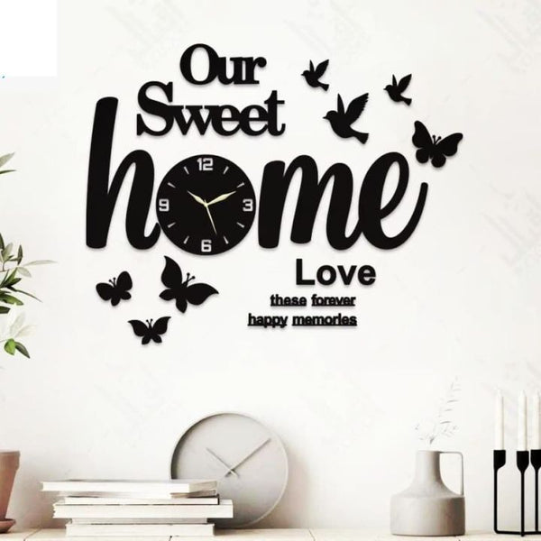Our Sweet Home Walls Decor with Birds and Butterflies